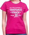 Narodeninové tričko - 60tka = Pamiatka na tridsiate výročie mojej 30tky
