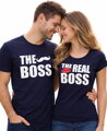 Pánske/dámske tričko The Boss/The Real Boss
