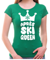 Dámske Tričko - Apres ski QUEEN