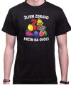 Tričko - Žijem zdravo, frčím na ovocí