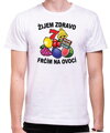 Tričko - Žijem zdravo, frčím na ovocí