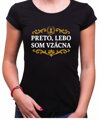 Tričko - Preto, lebo som vzácna/vzácny