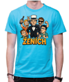 Tričká Ženích a Ženíchov gang (cena za 1ks)