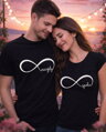 Partnerské tričká - Navždy spolu (nekonečno)  (cena za 2ks)