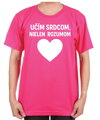 Tričko pre učiteľov/učiteľky - Učím srdcom...