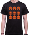 Tričko - 9 vyrezávaných dyní (Halloween)