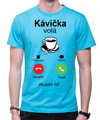 Tričko - Kávička vola phone