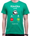 Tričko - Kávička vola phone