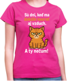 Tričko s mačičkou - Sú dni, kedy ma dokáže nasrať aj vzduch!