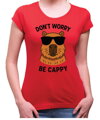 Tričko s Kapybarou  - Don't worry be Cappy