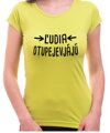 Vtipné tričko - Ľudia otupejevjájú