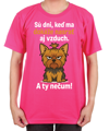 Tričko so psíkom - Sú dni, keď ma dokáže nasrať aj vzduch!