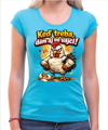 Veľkonočné dámske tričko - Keď treba, dám aj po vajci!