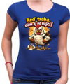Veľkonočné dámske tričko - Keď treba, dám aj po vajci!