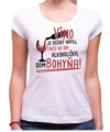 Vinárske tričko - Nie som alkoholička, som bohyňa!