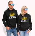 Pánska/dámska mikina KING - QUEEN (kráľ/královna)