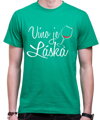 Vinárske tričko - Víno je láska