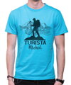 Pánske tričko - TURISTA + vl.meno