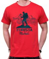 Pánske tričko - TURISTA + vl.meno