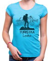 Dámske tričko - TURISTKA + vl.meno