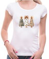 Vianočné tričko - Vianočné stromčeky