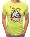 Tričko - Vínový GANG (vlastné meno)