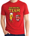 Pánske tričká - Ženích a drinking team - farebné (cena za 1ks)
