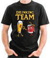 Pánske tričká - Ženích a drinking team - farebné (cena za 1ks)