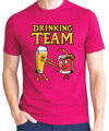 Pánske tričká - Ženích a drinking team - farebné (cena za 1ks)