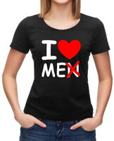 Vtipné dámske tričko zo série láska motívov,Dámske Tričko - I love ME