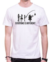 Pánske originálne tričko pre vtipálkov a milovníkov sarkazmu-Tričko - Everyone is Different-Každý sme iný