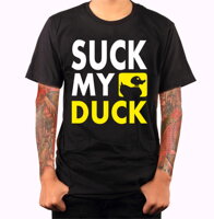 Vtipné originálne swag tričko na párty -Tričko Suck my DUCK