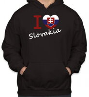 Originálna mikina, ktorá reprezentuje našu krásnu krajinu-Slovensko ,z kolecie slovenské a československé motívy-Mikina- I love Slovakia (pánske - dámske)