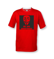Vtipné a originálne tričko pre milovníkov humoru-Tričko - We are anonymous