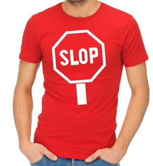 Značkové tričko so značkou - SLOP