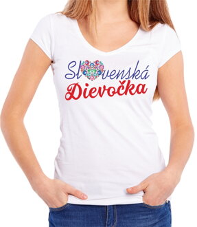 Dámske tričko - Slovenská dievočka