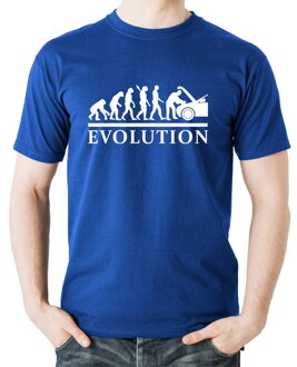 Tričko pre automechanikov - Evolúcia