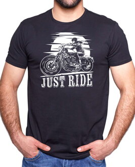 Motorkárske tričko - Just ride