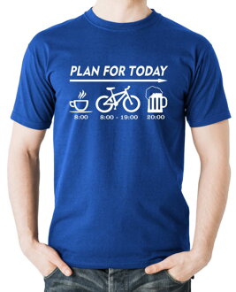 Cyklistické tričko - Dnešný plán