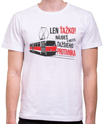 Tričko pre vodičov električky - ŤAŽKÝ PROTIVNÍK