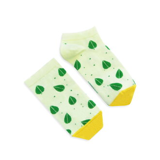 Ponožky - Listy zelené