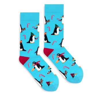 Ponožky - Vianočné tučniaky