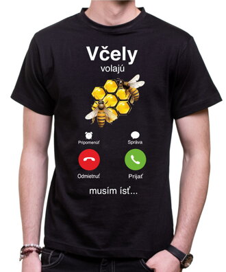 Včelárske tričko - Včely volajú, musím ísť... Phone