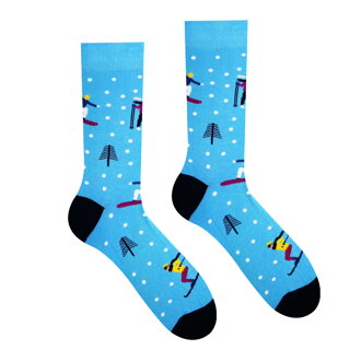 Veselé ponožky Vysoké Tatry – Lyžiar