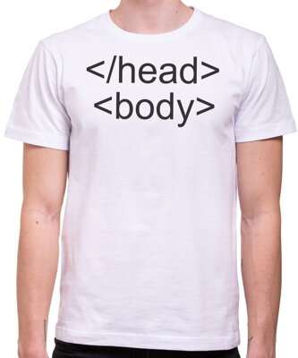 Programátorské tričko  &lt;/head&gt; &lt;body&gt;