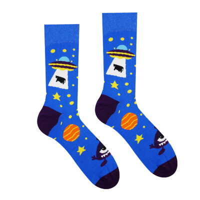 Veselé ponožky Ufo