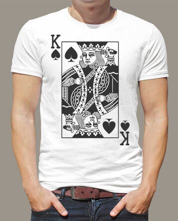 Tričko - King - Kráľovská karta