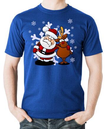 Tričko - Santa a sobík