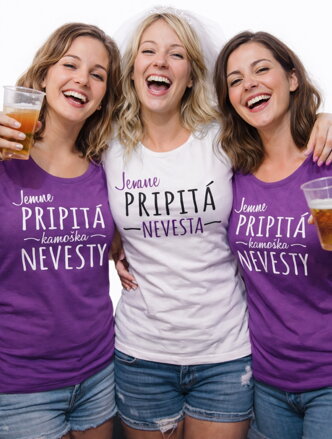 Tričko Jemne pripitá Nevesta/kamoška nevesty