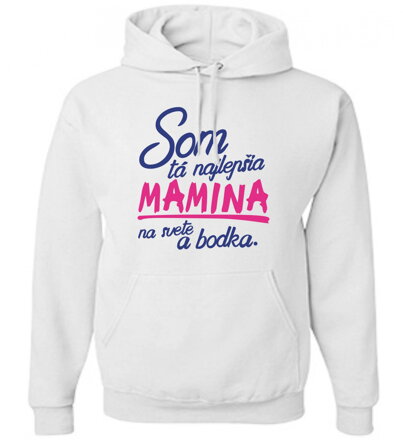 Mikina-Najlepšia mamina a bodka